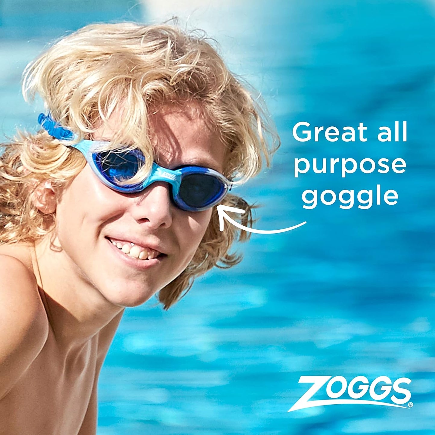 Super Seal Kids Swimming Goggles, UV Protection Swim Goggles, Quick Adjust Split Yoke Comfort Strap, Fog Free Clear Swim Goggle Lenses, Goggles Kids 6-14 Years