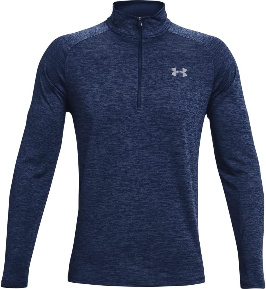 Men'S Ua Tech 2.0 1/2 Zip Versatile Warm up Top for Men, Light and Breathable Zip up Top for Working Out (Pack of 1)