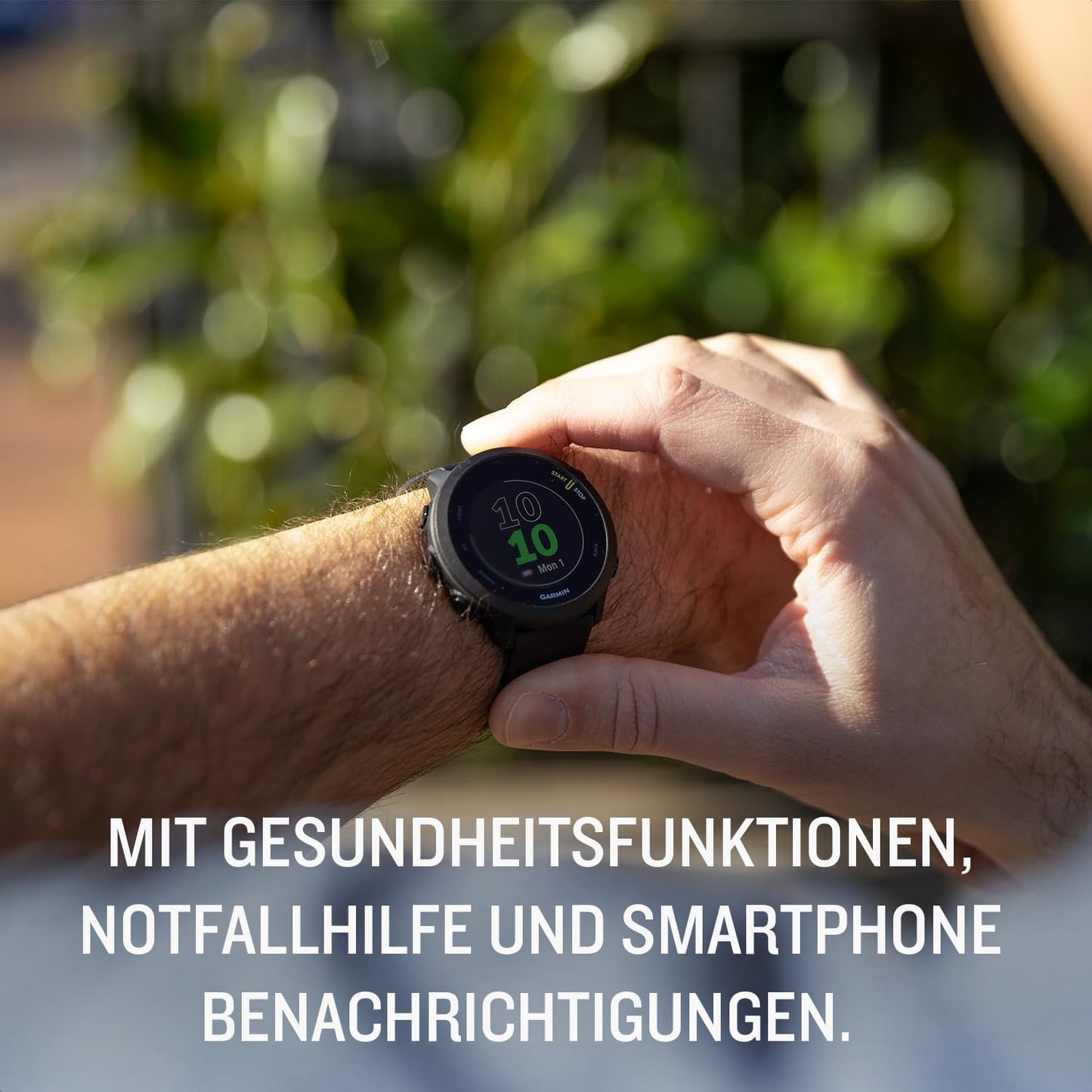 Forerunner 55 GPS 42Mm Running Smartwatch, Easy to Use, Lightweight, Training Guidance, Safety & Tracking Features, Aqua