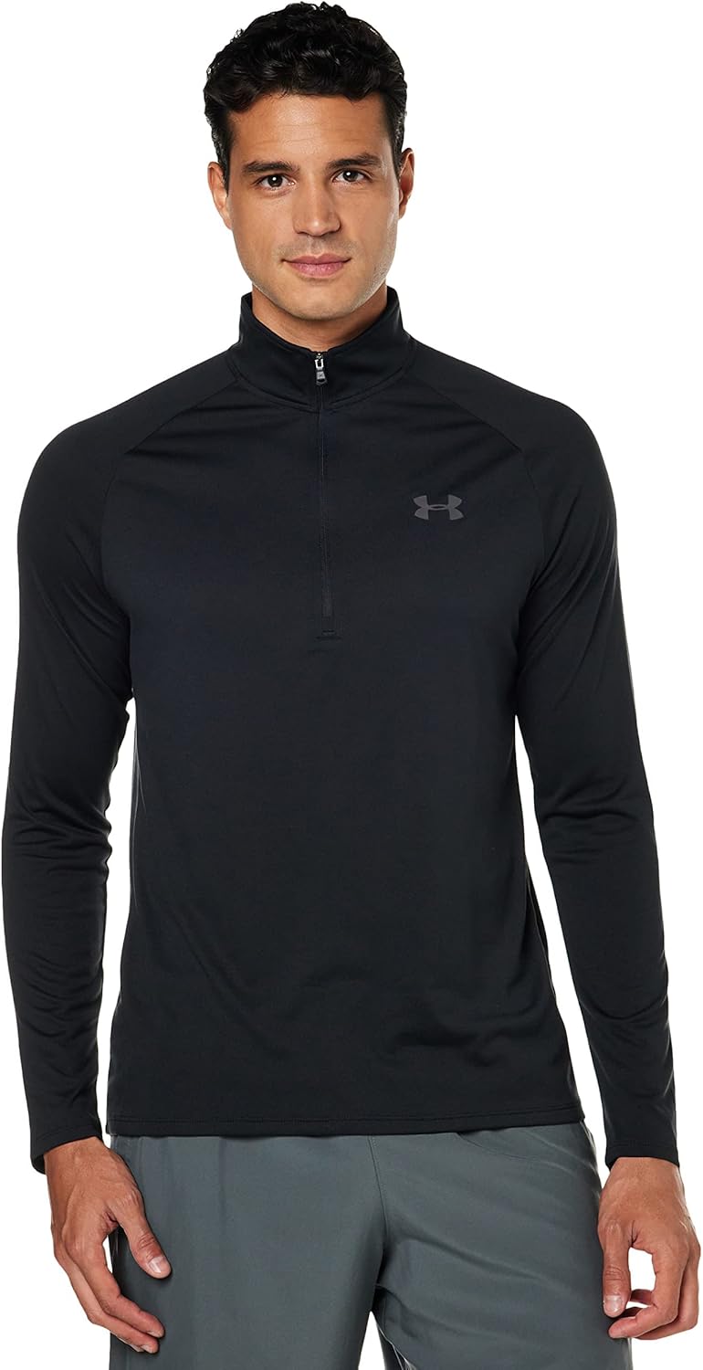 Men'S Ua Tech 2.0 1/2 Zip Versatile Warm up Top for Men, Light and Breathable Zip up Top for Working Out (Pack of 1)