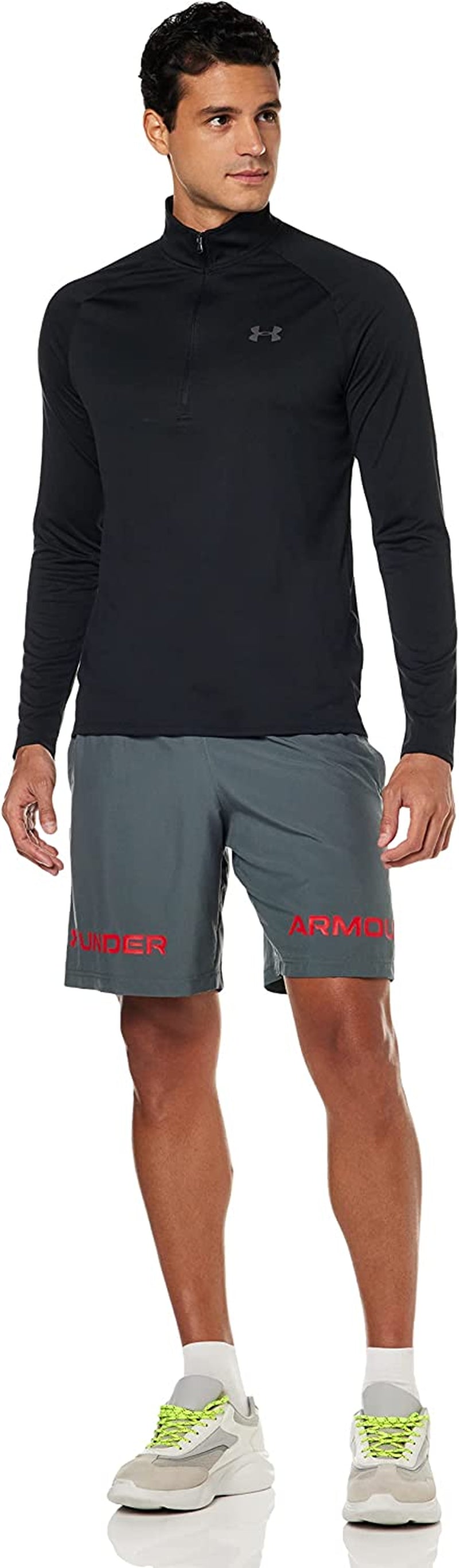 Men'S Ua Tech 2.0 1/2 Zip Versatile Warm up Top for Men, Light and Breathable Zip up Top for Working Out (Pack of 1)