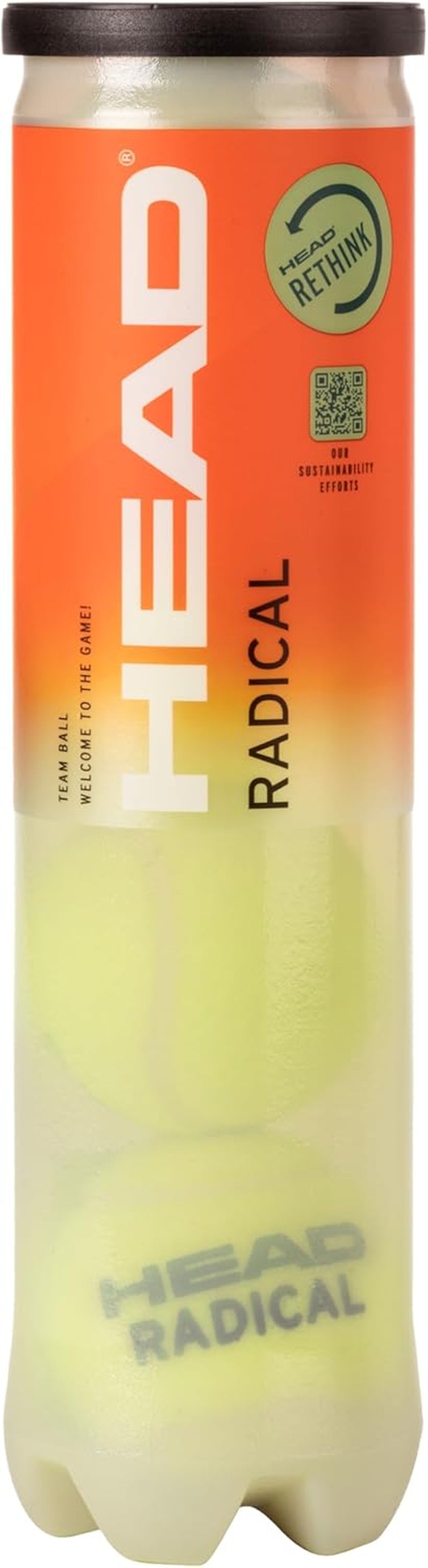 Radical Tennis Balls, Triple Pack (12 Balls)